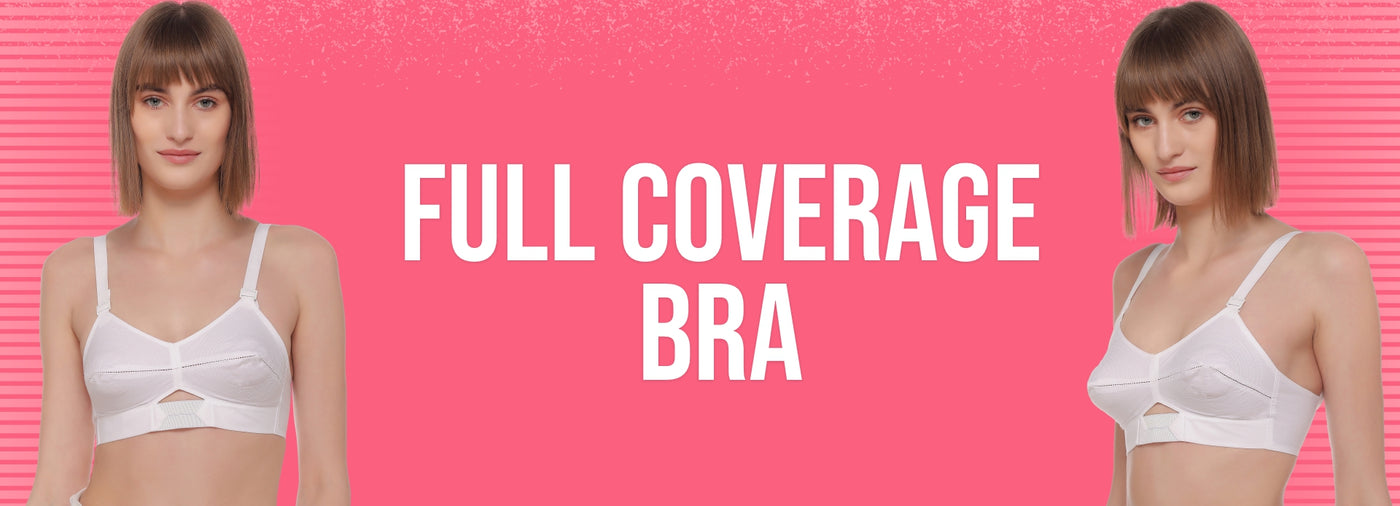 Buy Brida Women's Cotton Bra -Saree Minimiser, Full Coverage, Non