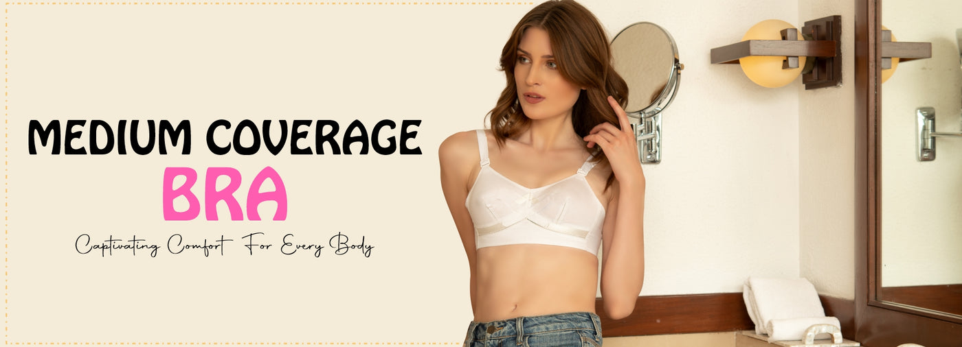 Sona Medium Coverage Cotton Padded or Non Padded Bras