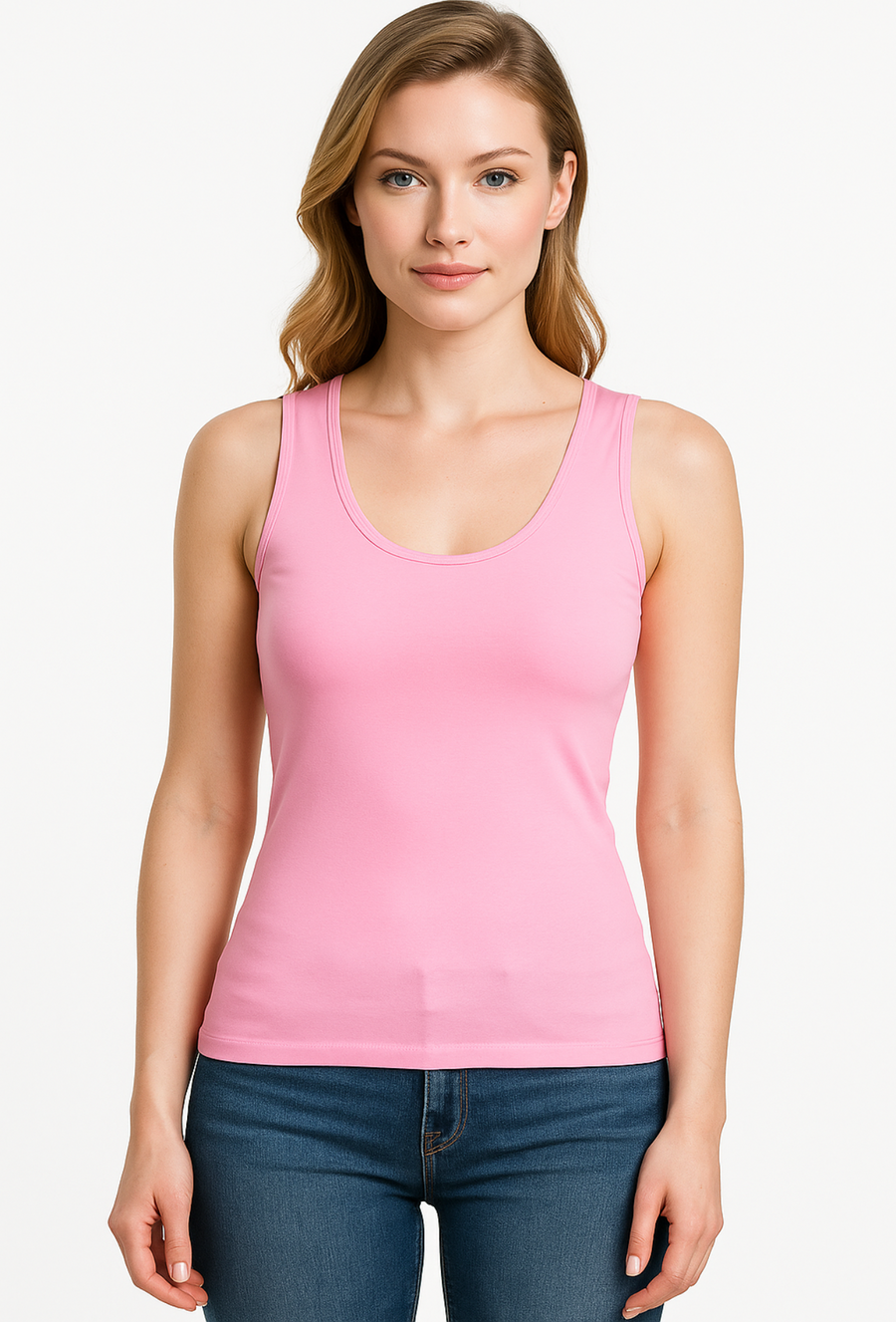 Baby Pink Sando 8009 Camisole for Girls