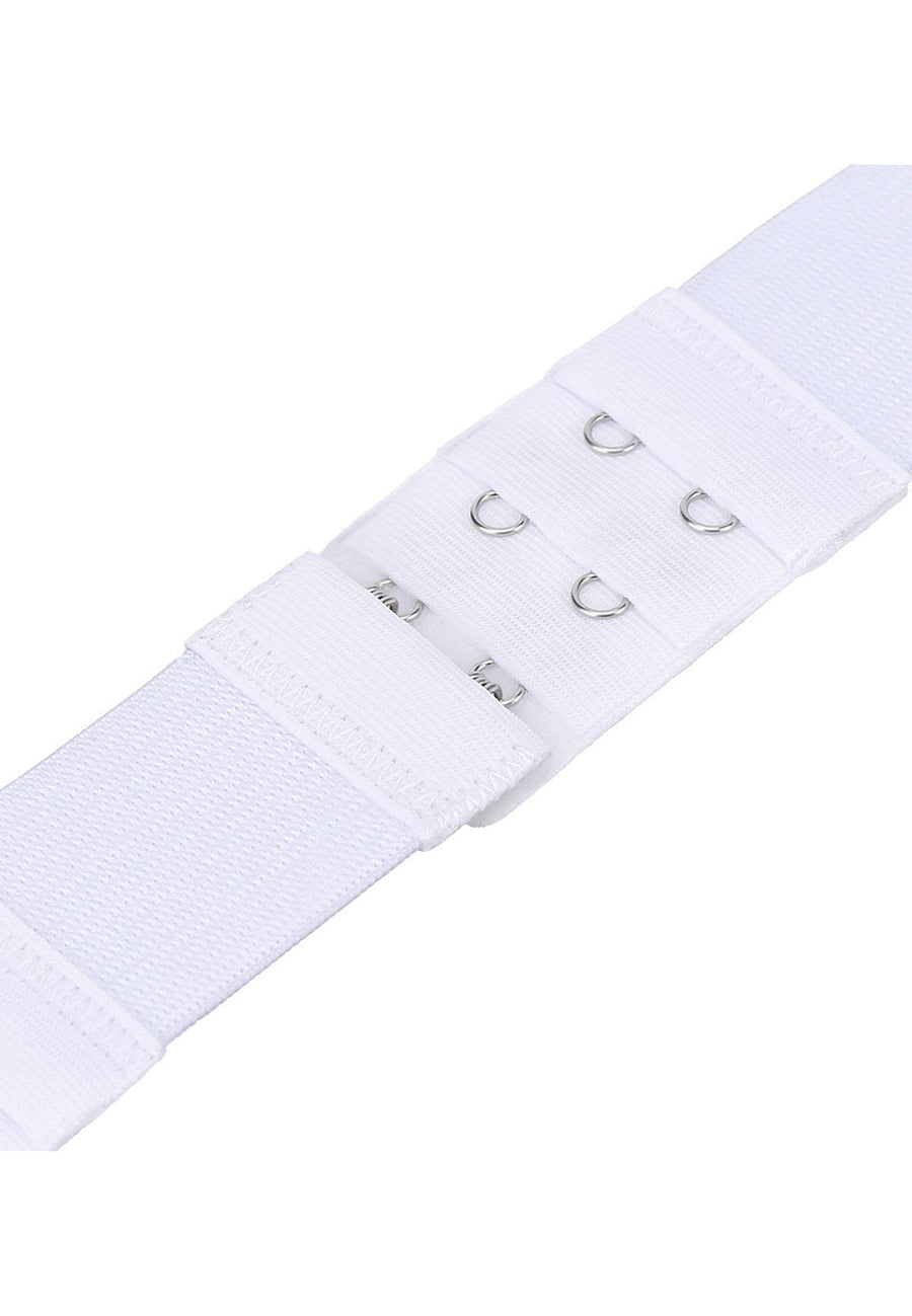 Sona Bra Hook Extender-2 Hook - 3 Eye (with Extra Elastic) Combo Pack Of 3