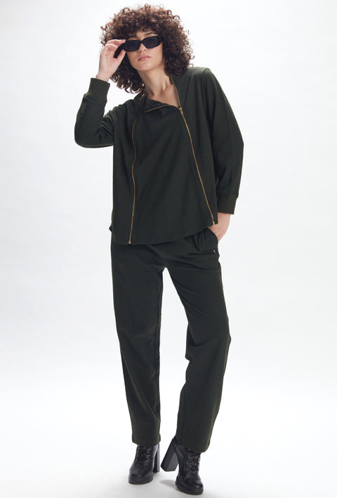 SONA AMPK Women's Pajama Set Long Sleeve Sweatshirt and Jogger Pants Sleepwear Set