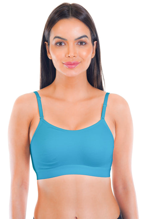 Sona Women Bra ,Sports Bra, Gym Bra, High Impact Bra, Exercise Bra, SONAEBUY, Sport Bra 016, Sea Green