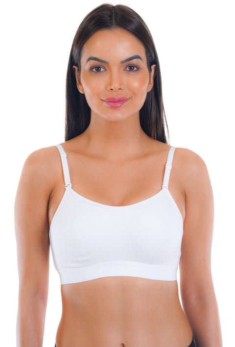 Sona Women Bra ,Sports Bra, Gym Bra, High Impact Bra, Exercise Bra, SONAEBUY, Sport Bra 016, White