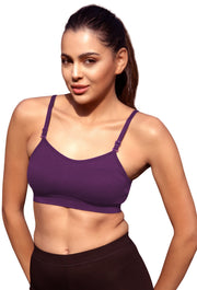 Sona Women Bra ,Sports Bra, Gym Bra, High Impact Bra, Exercise Bra, SONAEBUY, Sport Bra 016, Wine