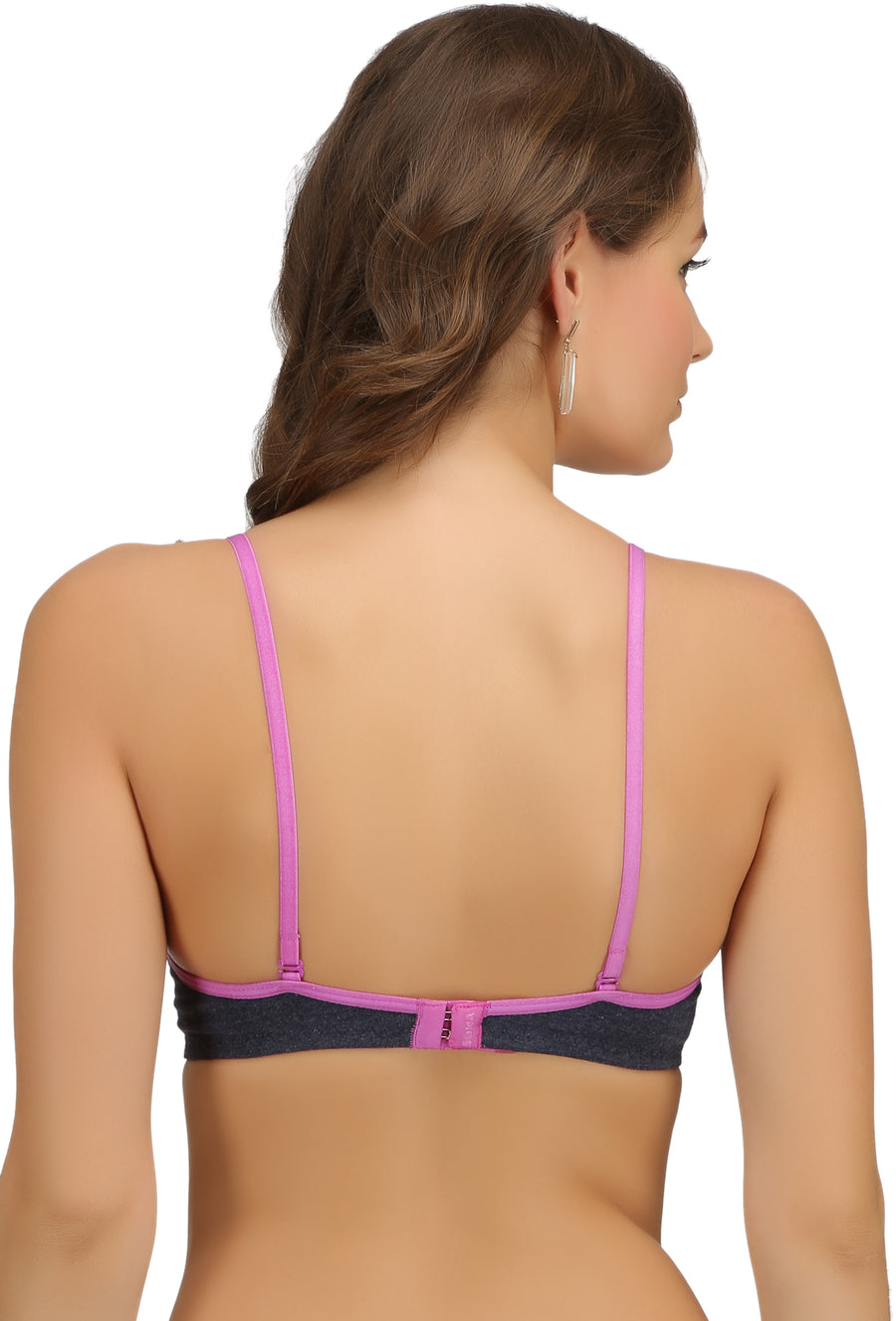 Sona Women Bra, SONAEBUY, Lightly padded Bra, Padded Bra, SA-34, D Grey