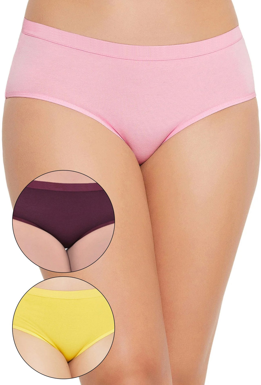 Sona Women PANTIES,ACTIVEWEAR,LINGERIE,HIPSTER, BIKNI, BRA PANTY SETS, PLUS SIZE PANTY, SONAEBUY, B-PNK-WINE-YLO