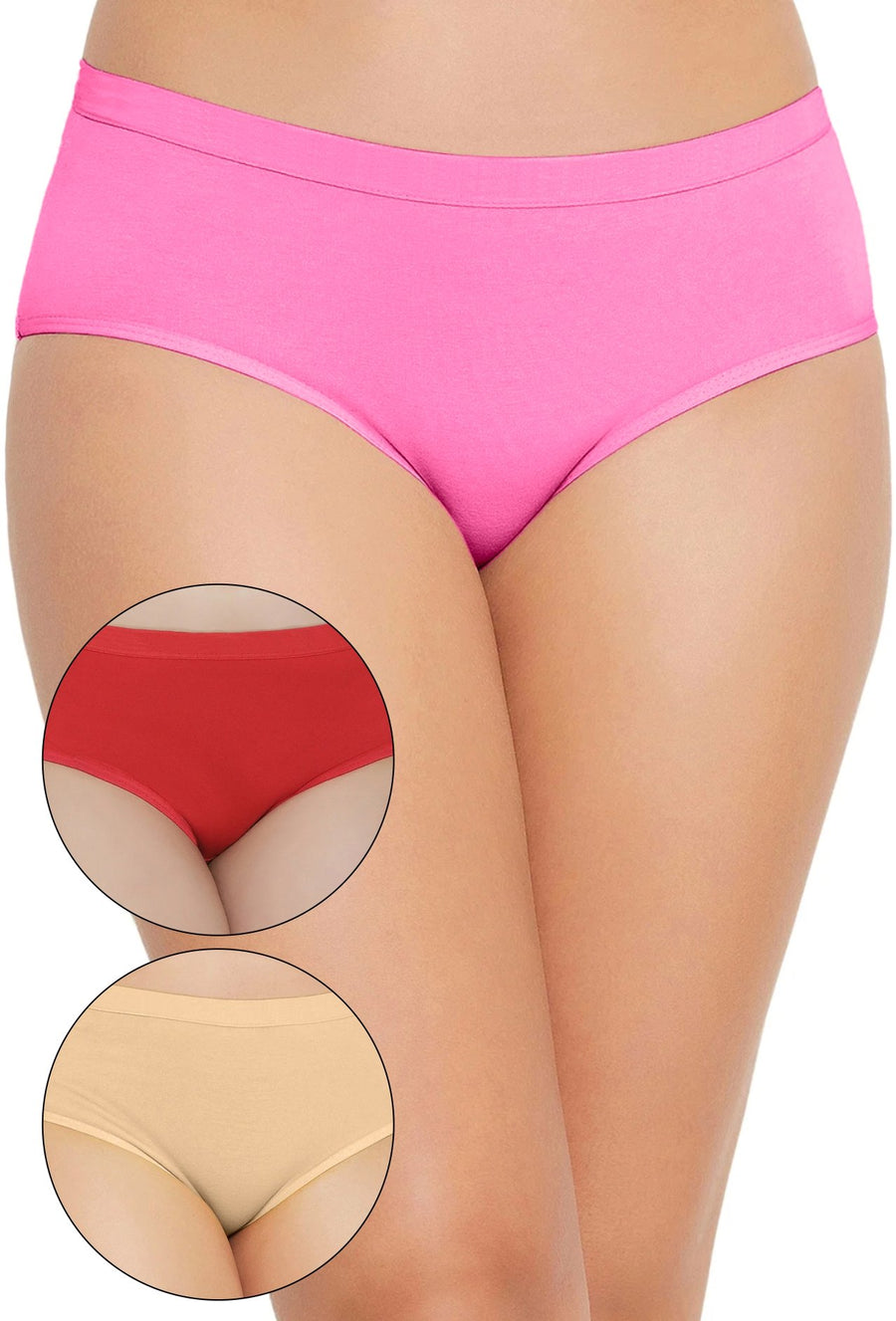 Sona Women PANTIES,ACTIVEWEAR,LINGERIE,HIPSTER, BIKNI, BRA PANTY SETS, PLUS SIZE PANTY, SONAEBUY, H-PINK-RED-SKIN