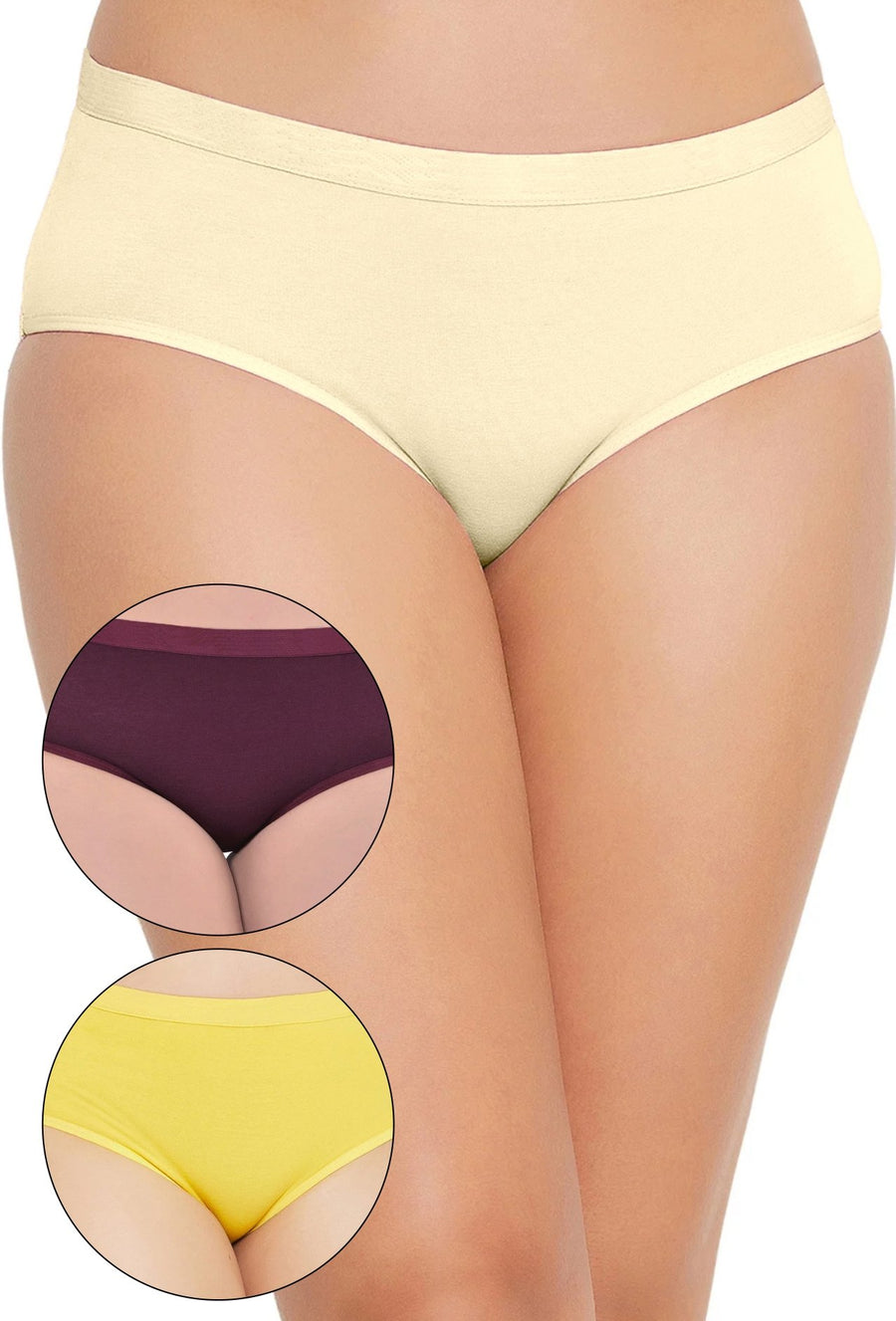 Sona Women PANTIES,ACTIVEWEAR,LINGERIE,HIPSTER, BIKNI, BRA PANTY SETS, PLUS SIZE PANTY, SONAEBUY, LMN-WINE-YLO