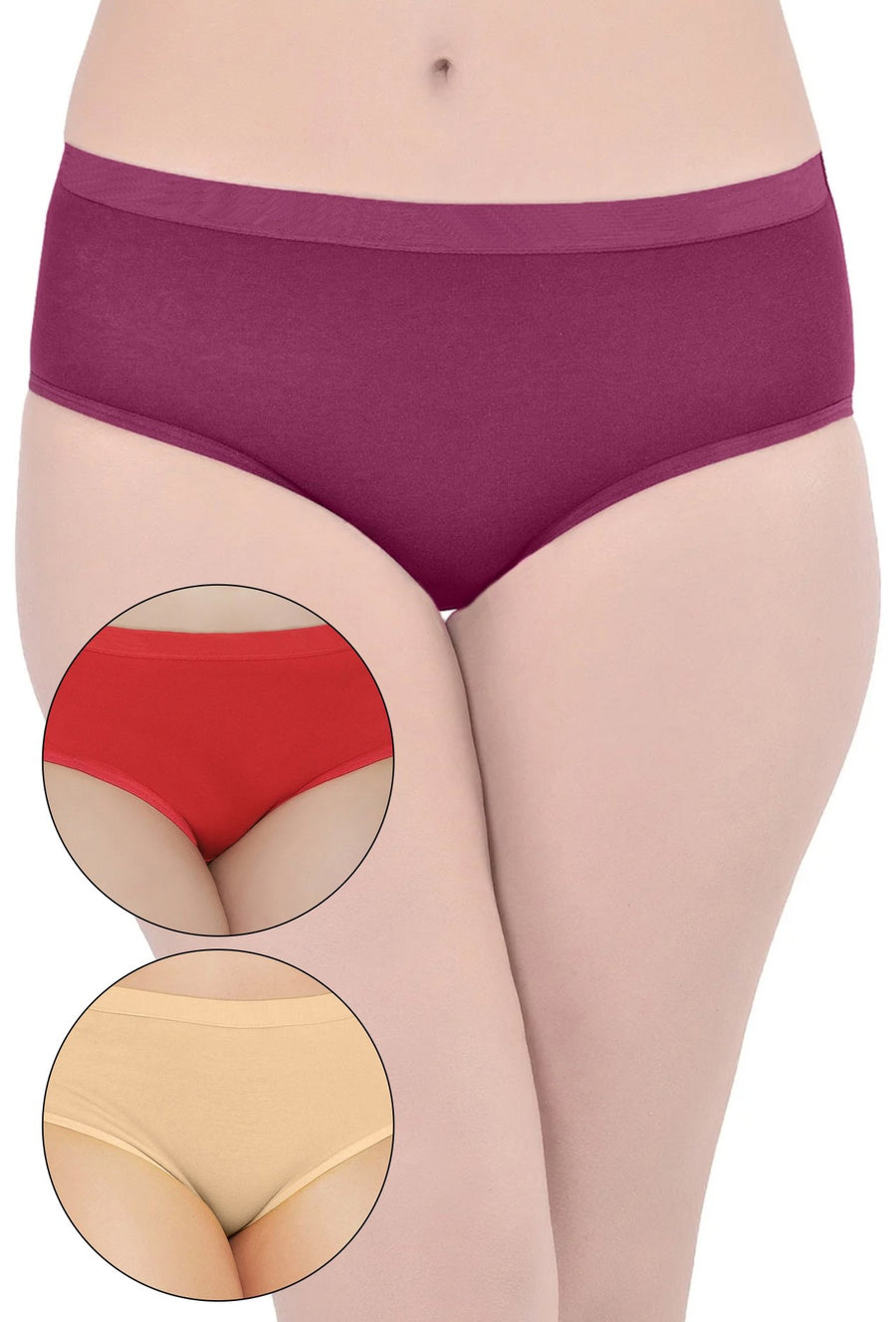 Sona Women PANTIES,ACTIVEWEAR,LINGERIE,HIPSTER, BIKNI, BRA PANTY SETS, PLUS SIZE PANTY, SONAEBUY, PRL-RED-SKIN