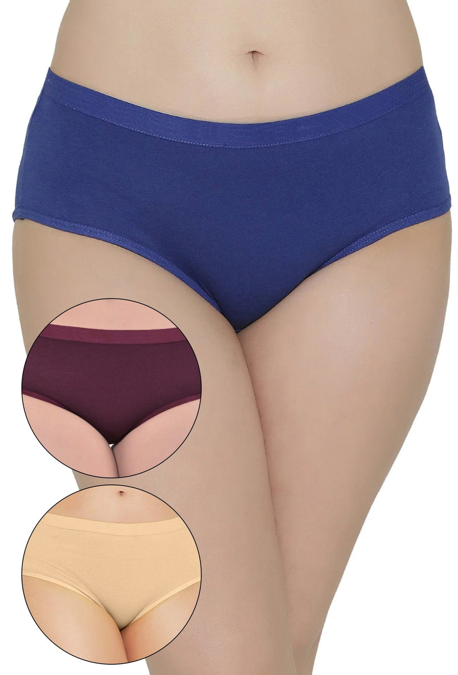 Sona Women PANTIES,ACTIVEWEAR,LINGERIE,HIPSTER, BIKNI, BRA PANTY SETS, PLUS SIZE PANTY, SONAEBUY, R-BLUE-SKIN-WINE
