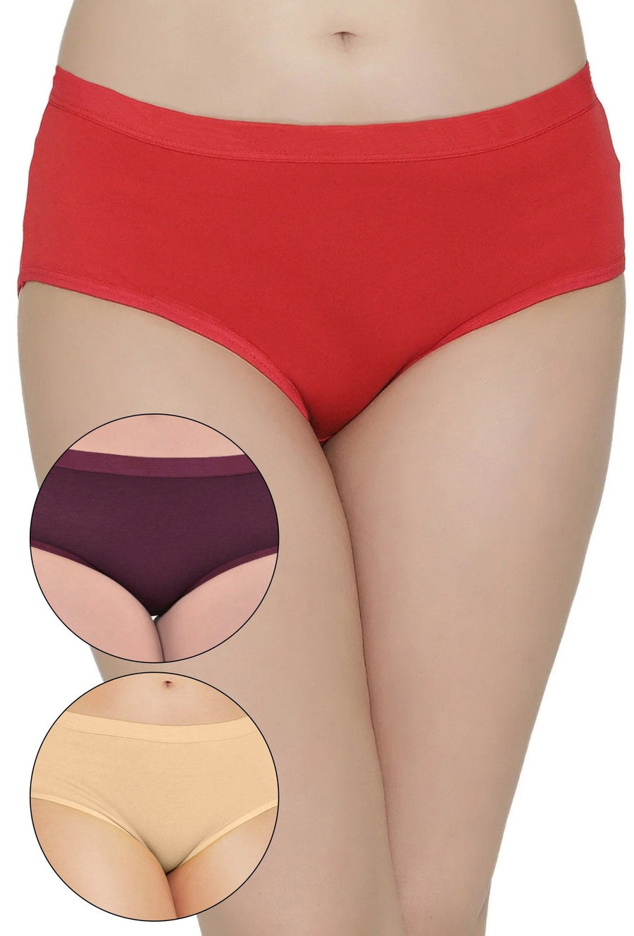 Sona Women PANTIES,ACTIVEWEAR,LINGERIE,HIPSTER, BIKNI, BRA PANTY SETS, PLUS SIZE PANTY, SONAEBUY, RED-SKIN-WINE