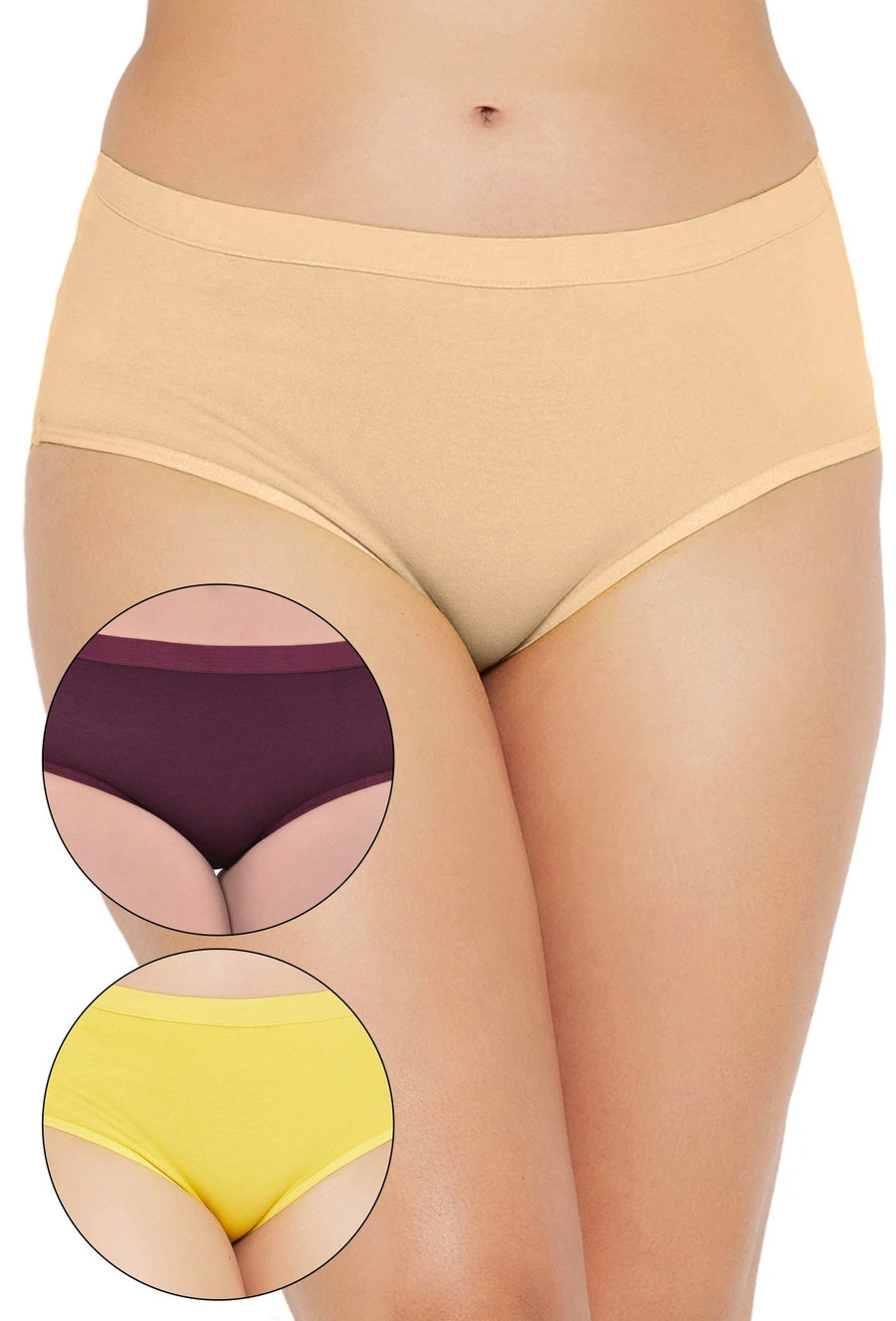 Sona Women PANTIES,ACTIVEWEAR,LINGERIE,HIPSTER, BIKNI, BRA PANTY SETS, PLUS SIZE PANTY, SONAEBUY, SKIN-WINE-YLO