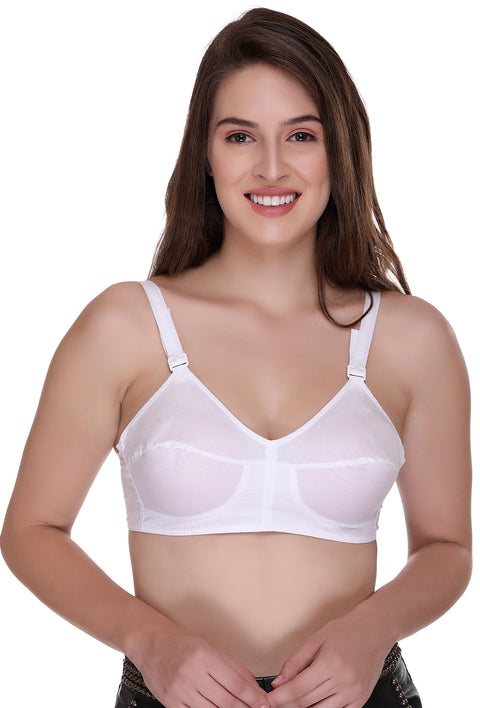 Women's Underwire Unlined Bra Minimizers Non-Padded Full Coverage Lace Plus  Size 52B