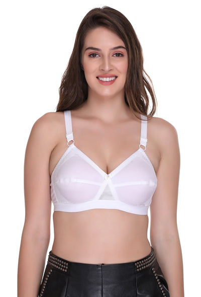 Buy Saklana Women Cotton Non Padded Front Open Bra Combo Pack of 3 Online  at Best Prices in India - JioMart.