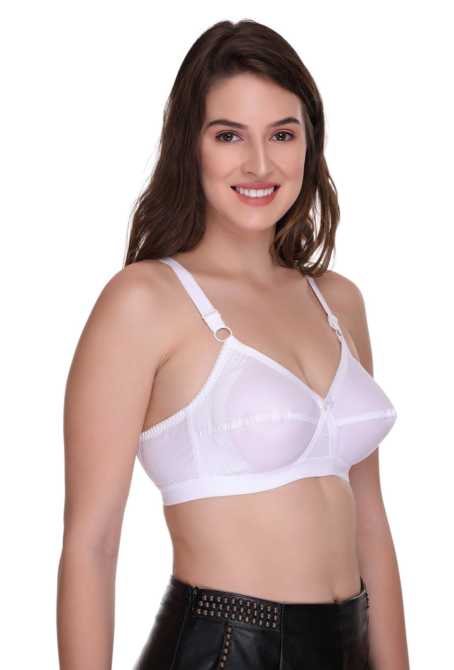 Sona Women Bra ,Cotton Bra, Cross Fit Bra, Hoisery Cotton Bra, Cross  Fit, LINGERIE,SONAEBUY, White