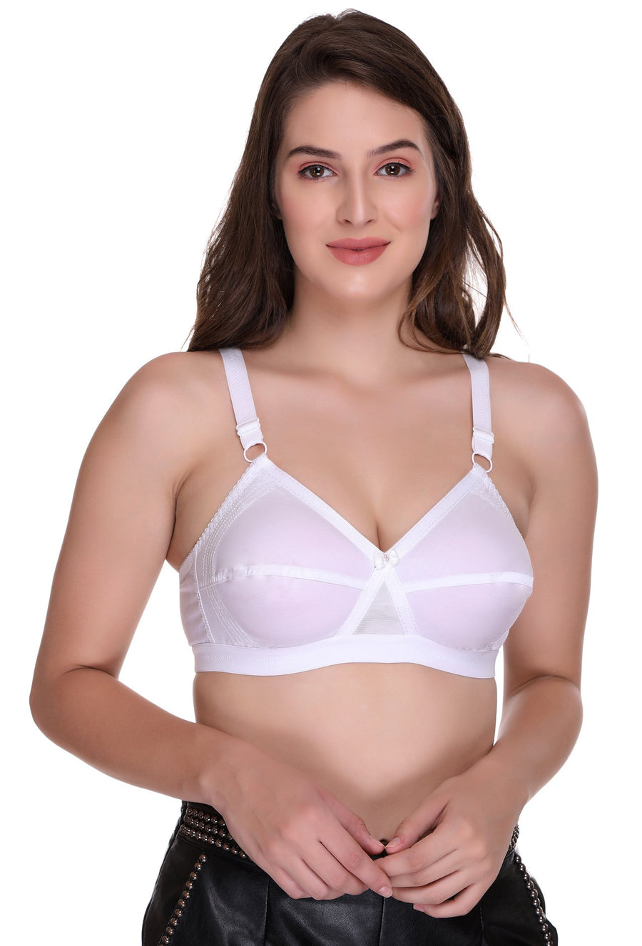 Sona Women Bra ,Cotton Bra, Cross Fit Bra, Hoisery Cotton Bra, Cross  Fit, LINGERIE,SONAEBUY, White