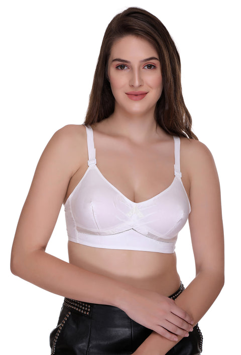 Buy SONA Women's M1001 T-Shirt Bra Full Coverage Non Padded Cotton Online  at Best Prices in India - JioMart.