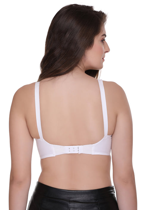 Buy SONA Women's Perfecto Cotton Full Coverage Non-Padded Wirefree Everyday  Bra - Anti Bacterial - Side Support Shaper (Pack of 1_Wine_76B) at