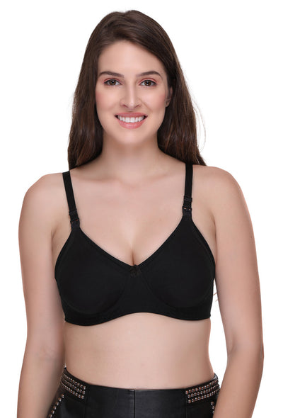 Buy Sona Double Layered Non Wired Full Coverage Sag Lift Bra - Black at  Rs.440 online