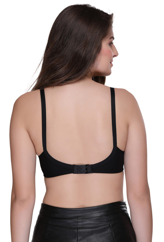 Sona Women Bra , Maternity Wear, Nursing Bra, Feedding Bra 04, After Pregnancy Bra, Plus Size Bra, Black