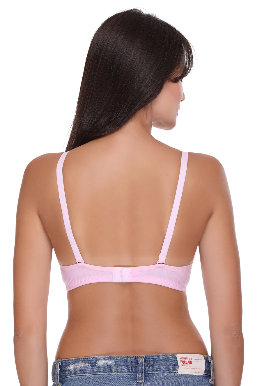 Sona Women Bra , Sonaebuy, Sona, Plus Size Bra, Minimizer Bra, T-Shirt Bra, H-01, Hoisery Cotton Bra, Pink