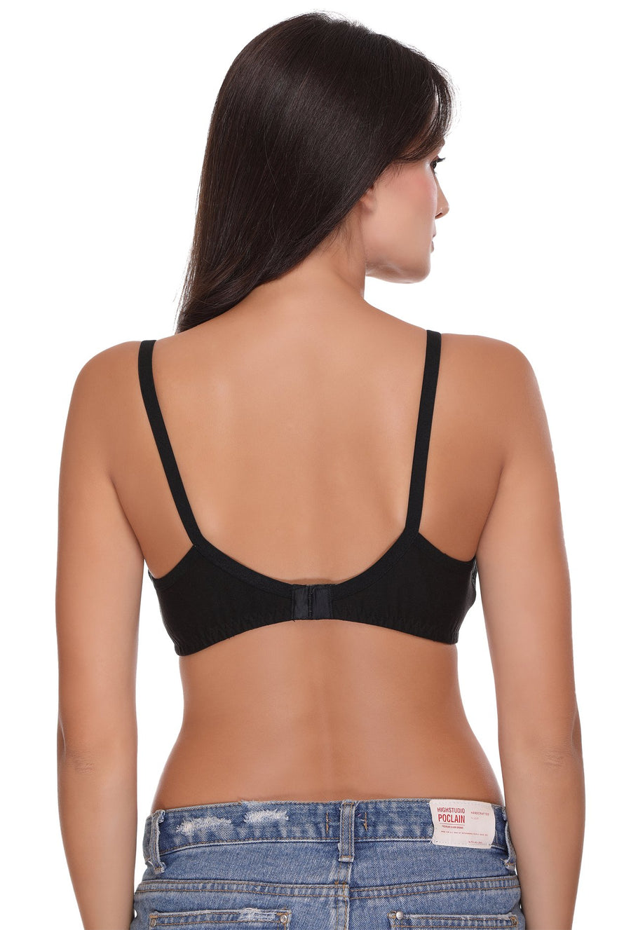 Sona Women Bra ,T-Shirt Bra, Seamed Bra, Sona  M1005, LINGERIE,SONAEBUY, Hoisery Cotton Bra, Black