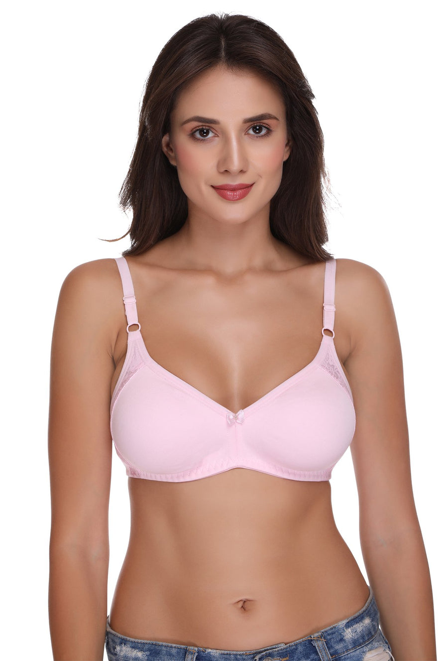 Sona Women Bra ,T-Shirt Bra, Seamed Bra, Sona  M1005, LINGERIE,SONAEBUY, Hoisery Cotton Bra, Pink