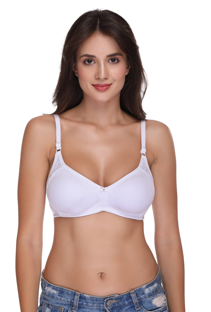Sona Women Bra ,T-Shirt Bra, Seamed Bra, Sona  M1005, LINGERIE,SONAEBUY, Hoisery Cotton Bra, White