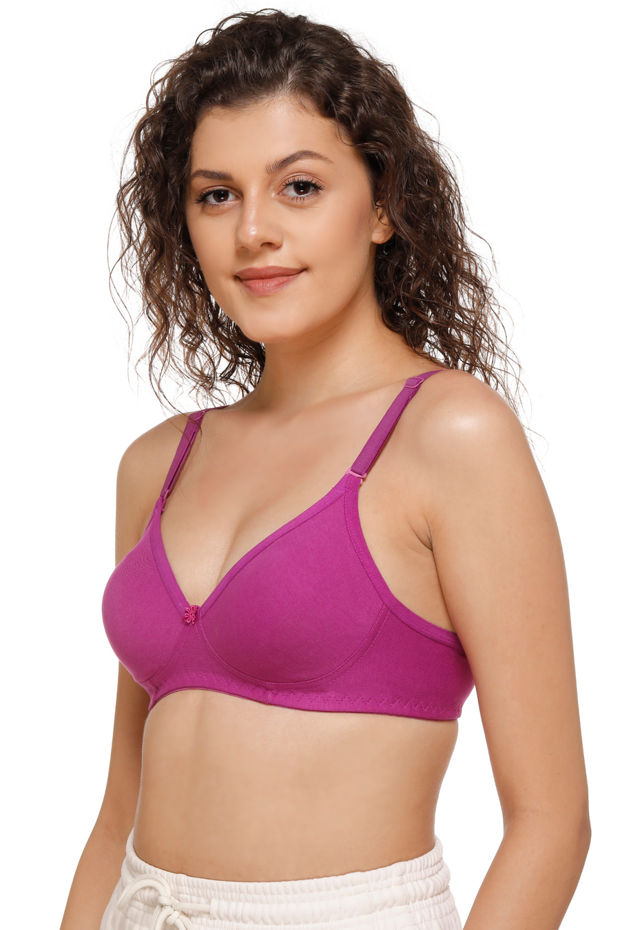 Sona Women Bra ,T-Shirt Bra, Seamless Bra, Sona  M1001, LINGERIE,SONAEBUY, Hoisery Cotton Bra, Multiway Bra, Non Wired Bra, Wine
