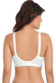 Buy SONA Women's Perfecto Cotton Full Coverage Non-Padded Wirefree Everyday  Bra - Anti Bacterial - Side Support Shaper (Pack of 4_Combo_76D) at