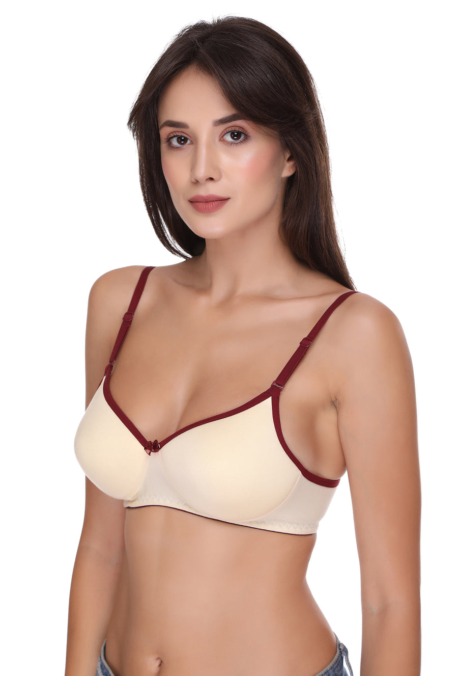 Sona Women Padded Bra, LINGERIE,SONAEBUY, SA 45, Lightly padded Bra, Multiway T-Shirt Bra, Lemon
