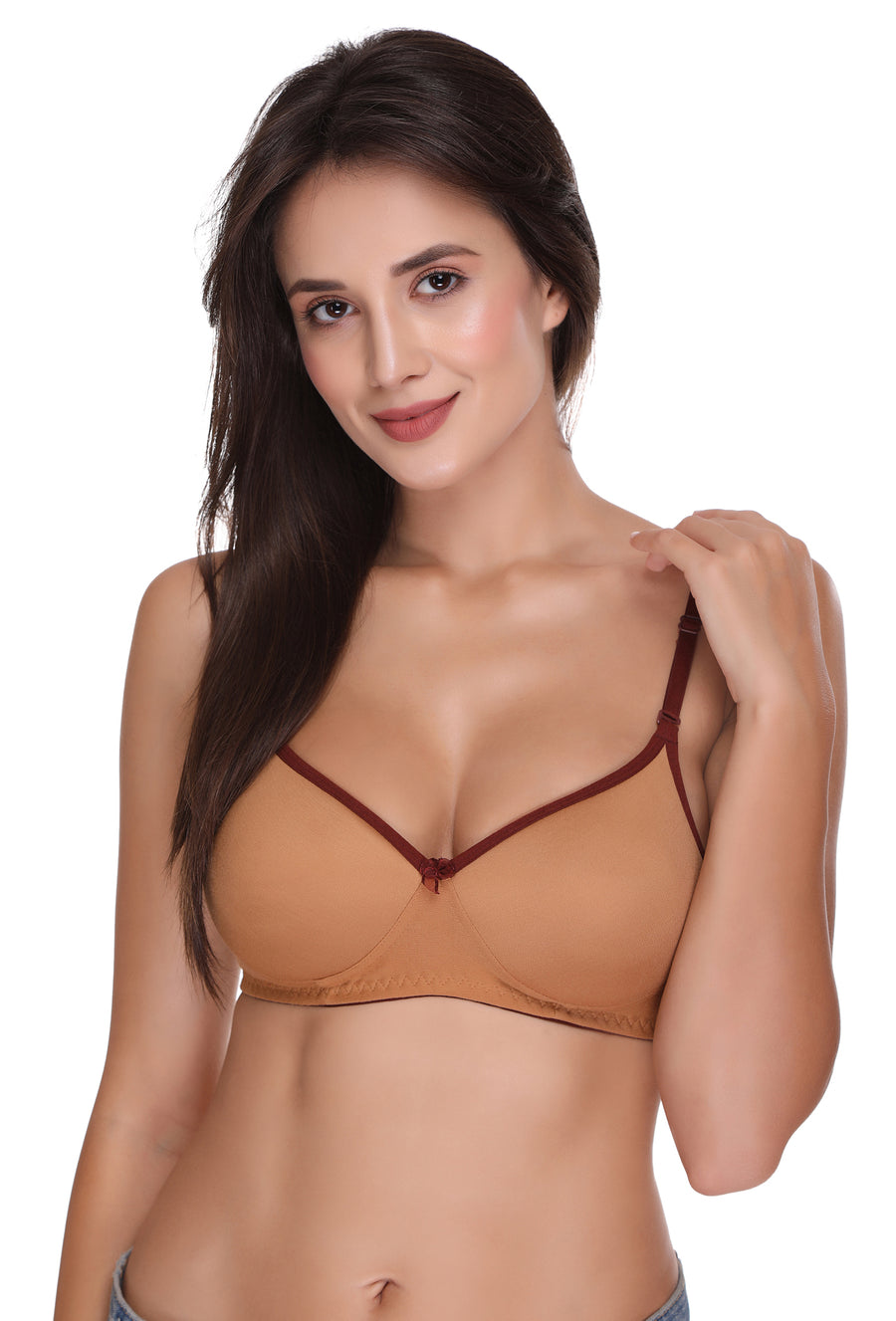 Sona Women Padded Bra, LINGERIE,SONAEBUY, SA 45, Lightly padded Bra, Multiway T-Shirt Bra, Skin