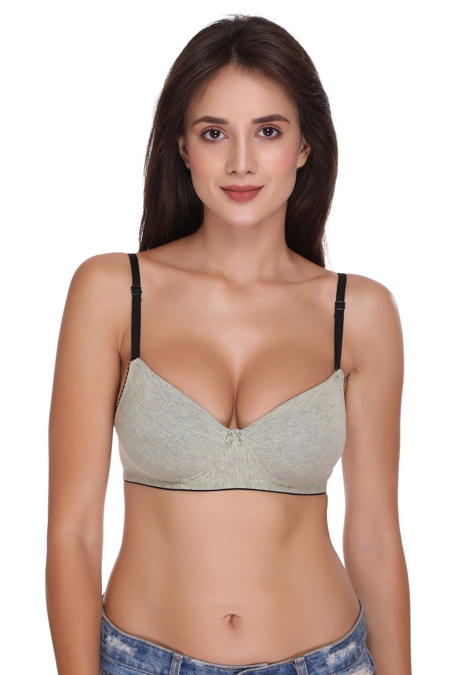 Sona Women Padded Bra, LINGERIE,SONAEBUY, SA50, Lightly padded Bra, Multiway T-Shirt Bra, Grey