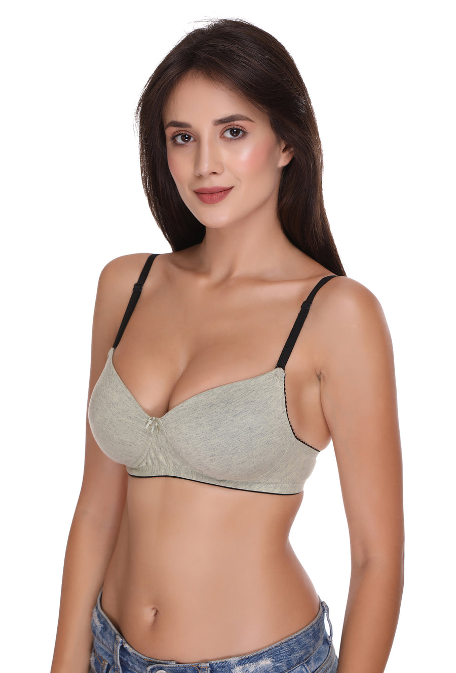 Sona Women Padded Bra, LINGERIE,SONAEBUY, SA50, Lightly padded Bra, Multiway T-Shirt Bra, Grey