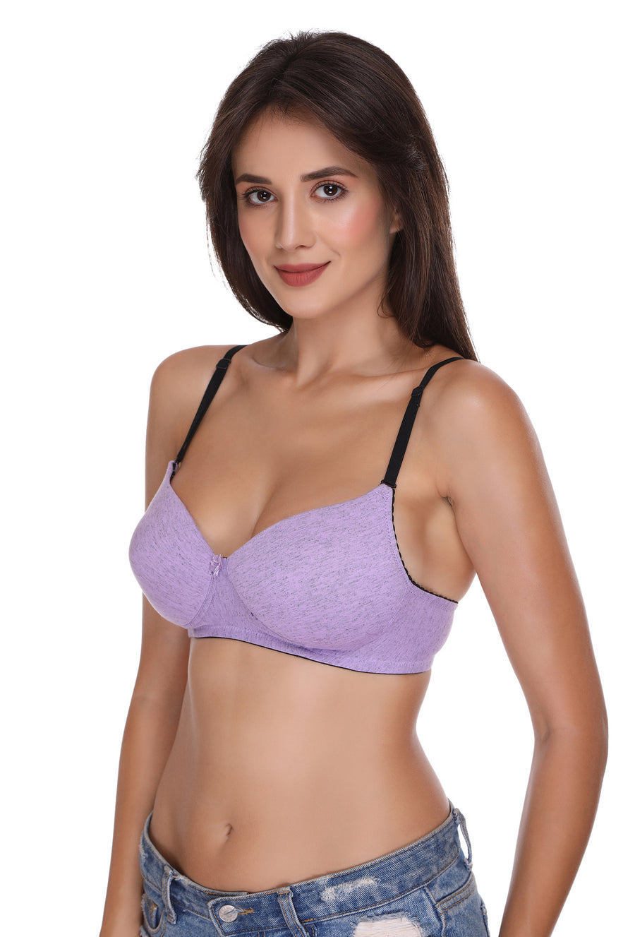 Sona Women Padded Bra, LINGERIE,SONAEBUY, SA50, Lightly padded Bra, Multiway T-Shirt Bra, Lavender