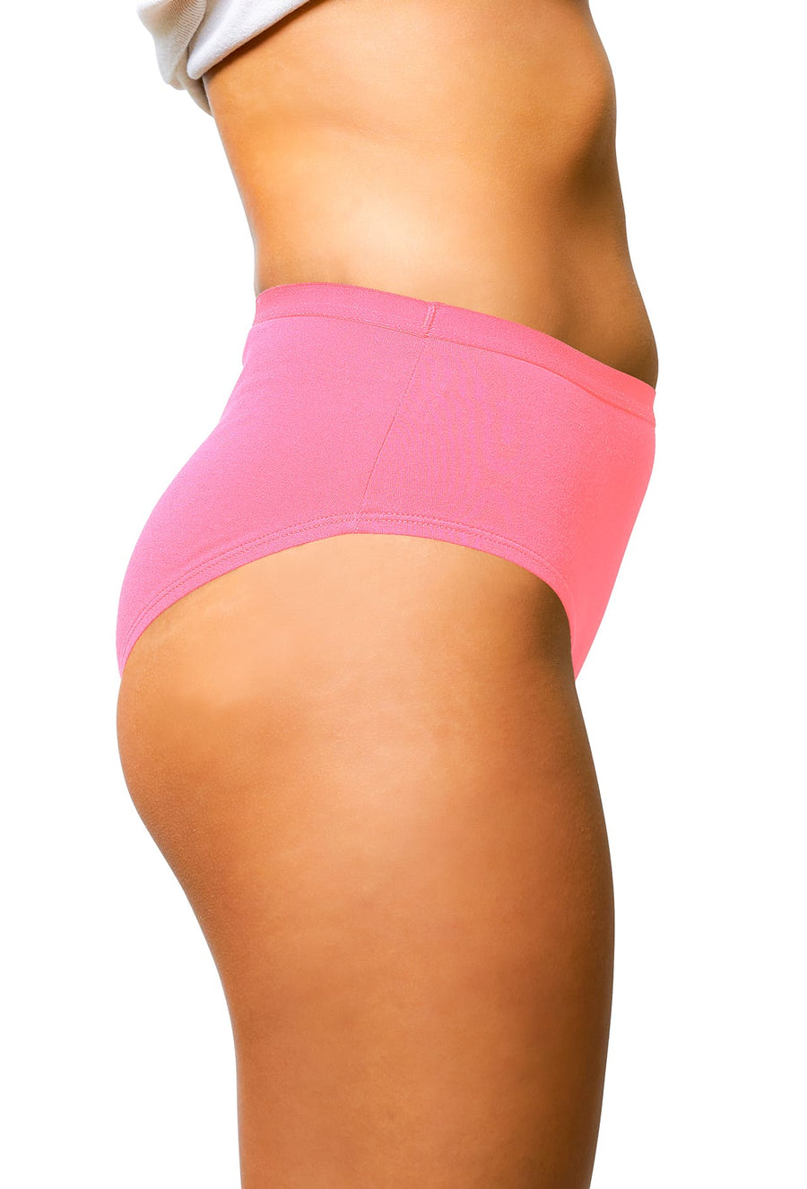 Sona Women PANTIES,ACTIVEWEAR,LINGERIE,HIPSTER, BIKNI, PANTY SETS, PLUS SIZE PANTY, SONAEBUY, 1600, L-Coral