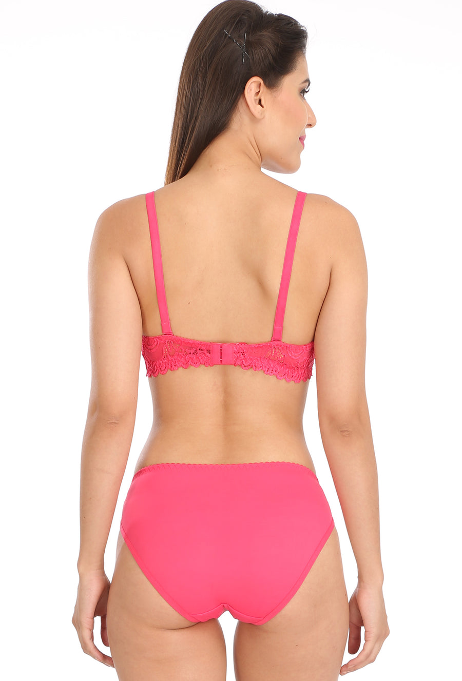 Sona Women Bra ,SONAEBUY, Bra & Panty Sets, Bridal Set, Lace Bra, Sexy Bra, 5503, D-Pink