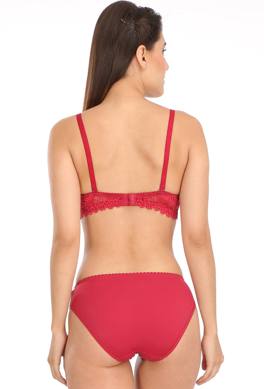 Sona Women Bra ,SONAEBUY, Bra & Panty Sets, Bridal Set, Lace Bra, Sexy Bra, 5503, Maroon