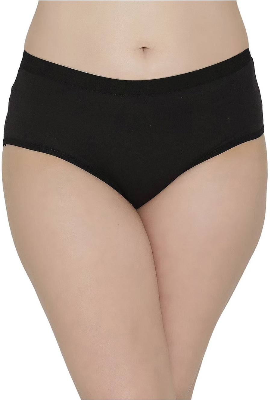 Sona Women PANTIES,ACTIVEWEAR,LINGERIE,HIPSTER, BIKNI, BRA PANTY SETS, PLUS SIZE PANTY, SONAEBUY, 7000, Black