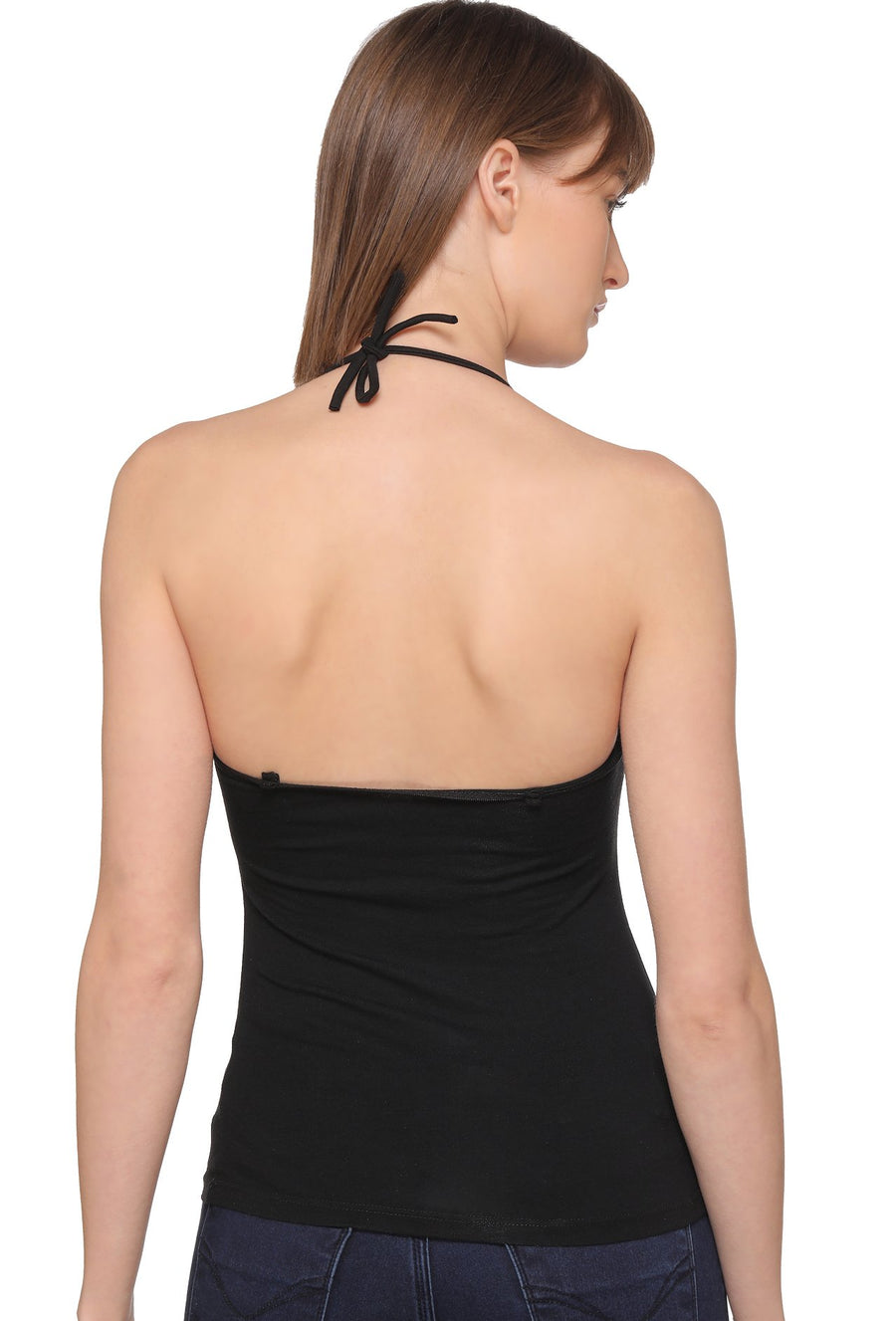 Sona Women Camisole, Slips,Nightwear, ACTIVEWEAR,LINGERIE,SONAEBUY, Multiway camisole, Transparent Strap camisole, 8004, Black