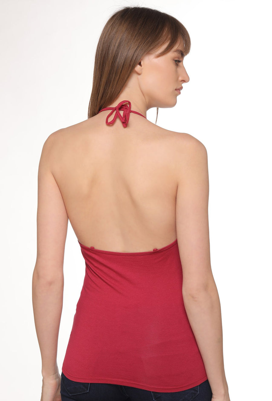 Sona Women Camisole, Slips,Nightwear, ACTIVEWEAR,LINGERIE,SONAEBUY, Multiway camisole, Transparent Strap camisole, 8004, Maroon