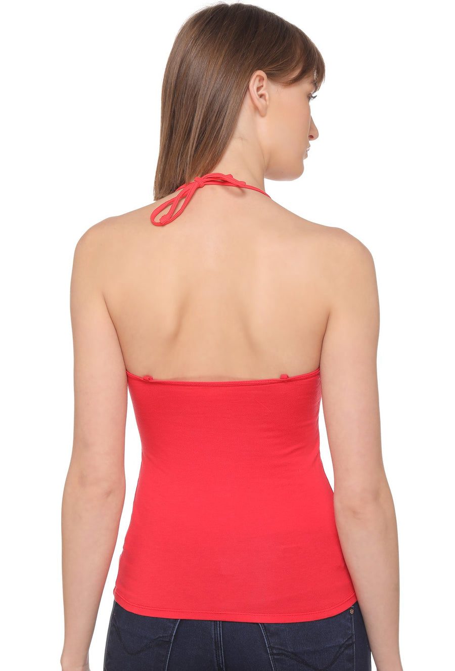 Sona Women Camisole, Slips,Nightwear, ACTIVEWEAR,LINGERIE,SONAEBUY, Multiway camisole, Transparent Strap camisole, 8004, Red
