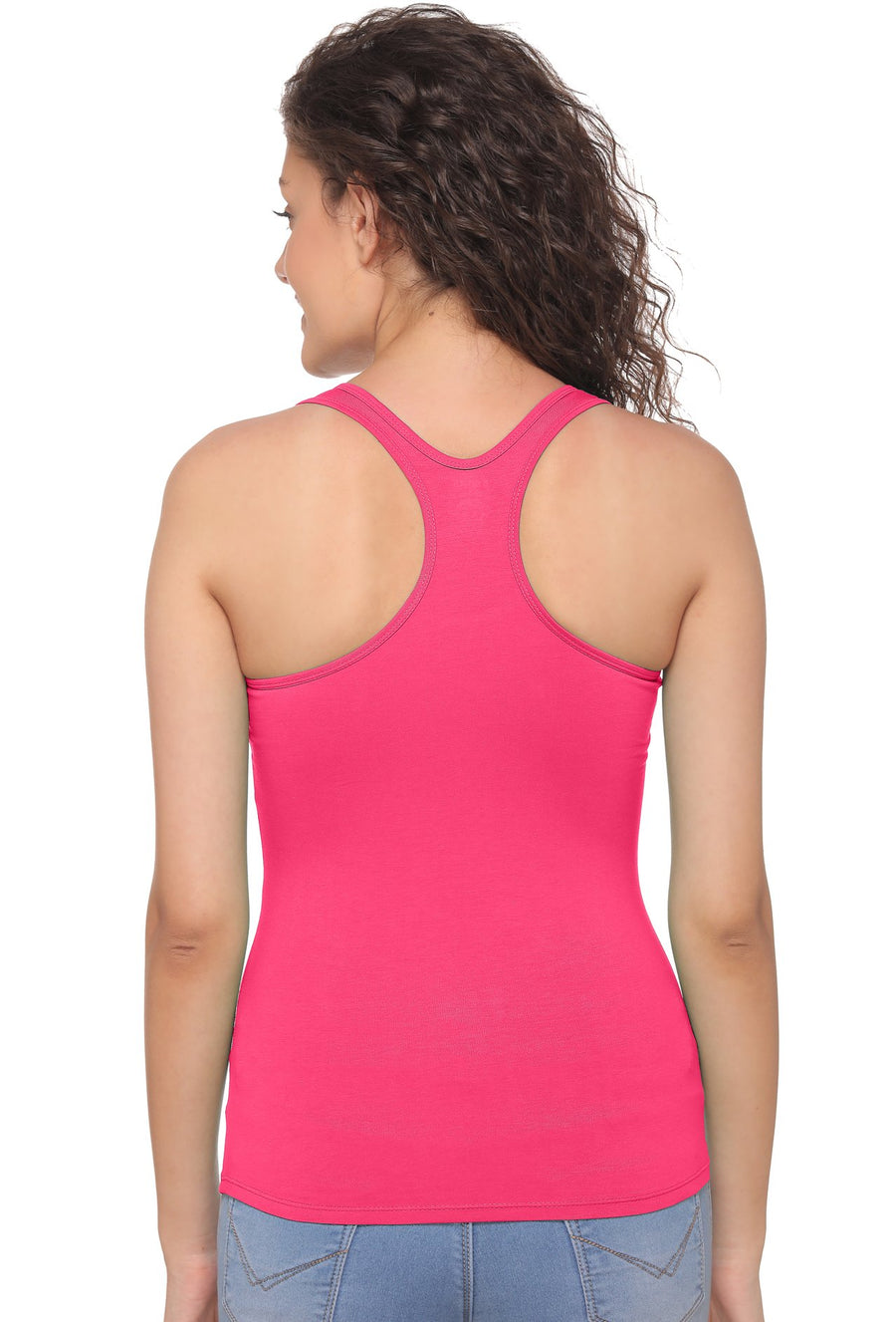Sona Women Camisole, Slips, Racerback 8008, ACTIVEWEAR,LINGERIE,SONAEBUY, Baby-Pink