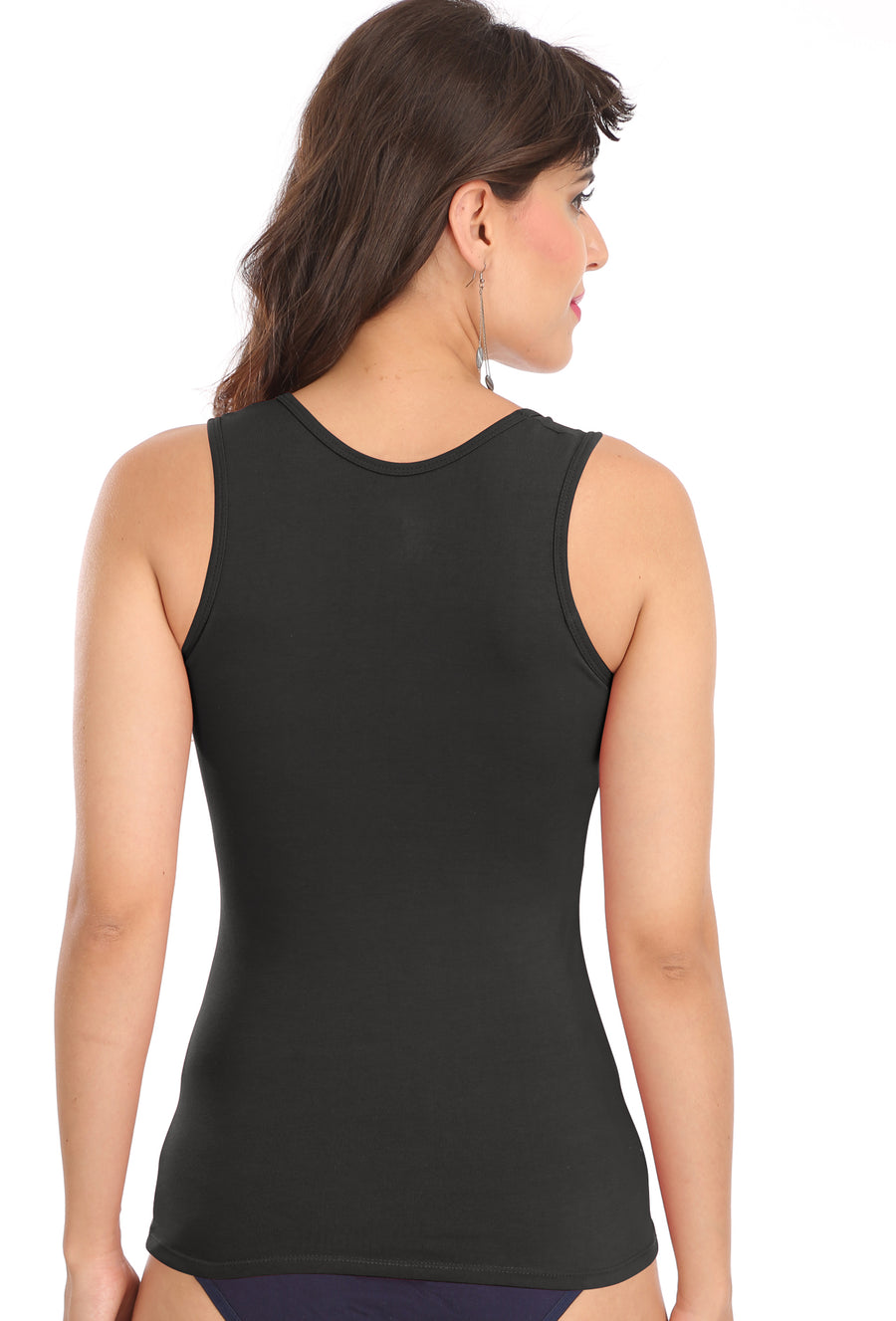 Sona Women Camisole, Camisole, SONAEBUY, Slips, Spagatti, Sports Camisole, 8009, Black