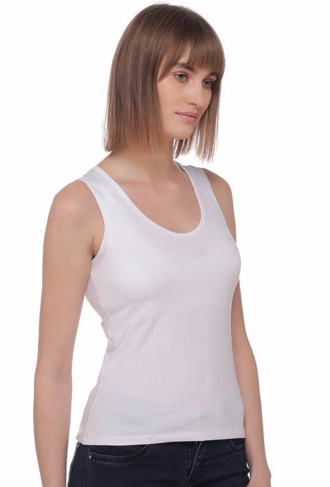 Sona White Sando 8009 Camisole for Girls, Size: S TO XXL at Rs 235