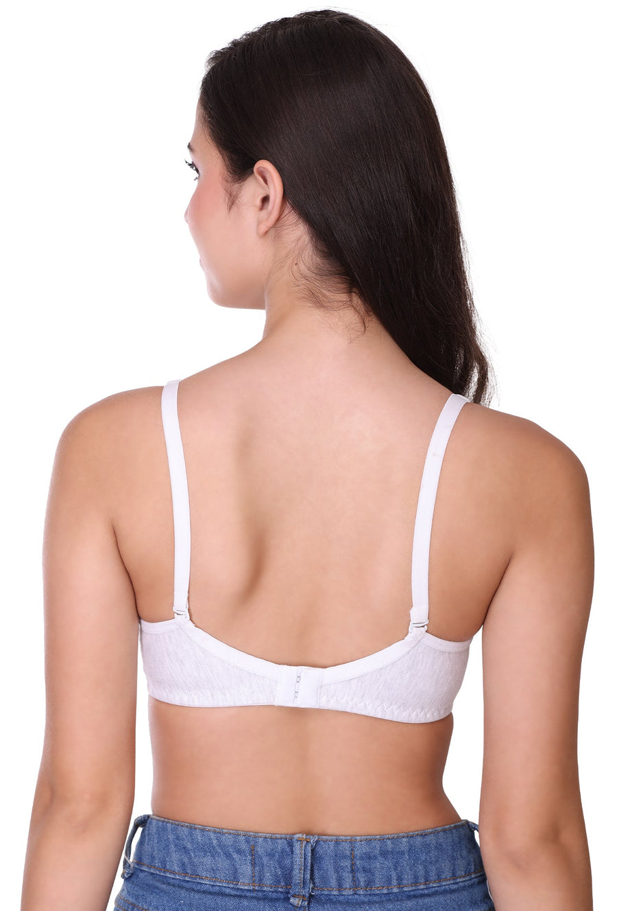 Sona Women Bra ,T-Shirt Bra, Seamed Bra, Sona  All Day, LINGERIE,SONAEBUY, Hoisery Cotton Bra, Non Wired Bra, T-Shirt Bra, L-Grey