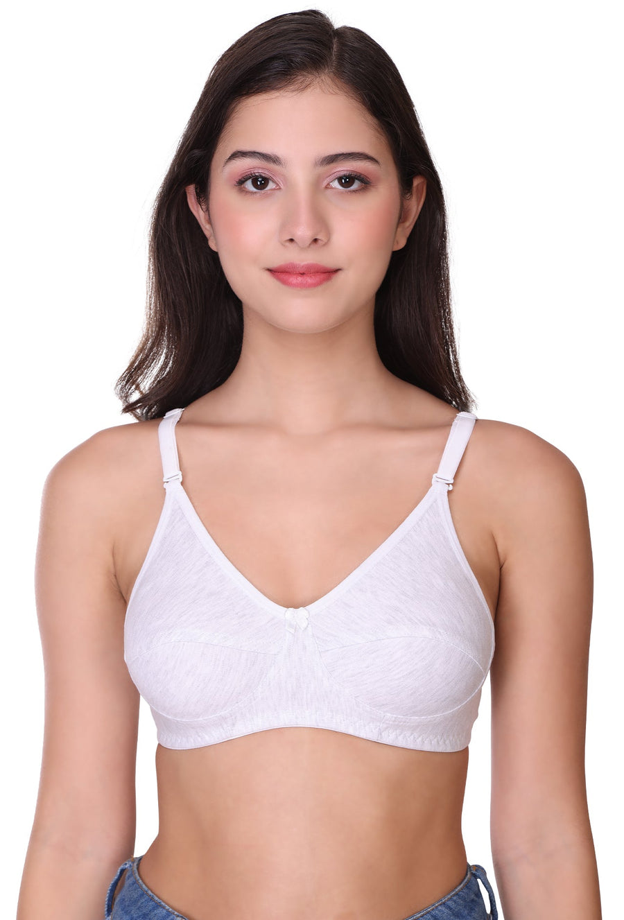 Sona Women Bra ,T-Shirt Bra, Seamed Bra, Sona  All Day, LINGERIE,SONAEBUY, Hoisery Cotton Bra, Non Wired Bra, T-Shirt Bra, L-Grey