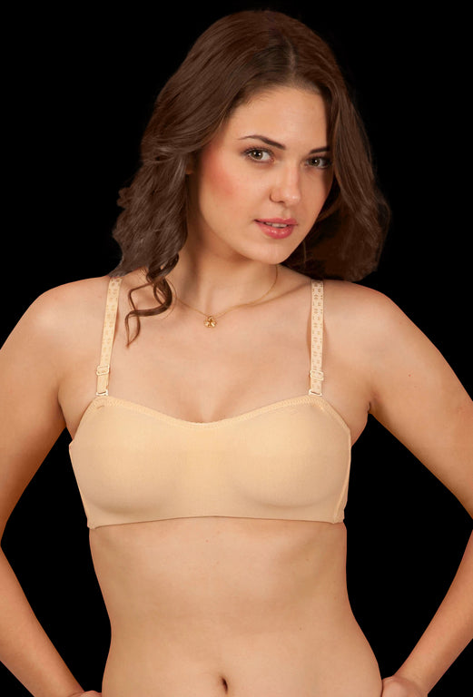 Blossom Beige Everyday Demi Cup Non-Padded Multiway T-Shirt Bra