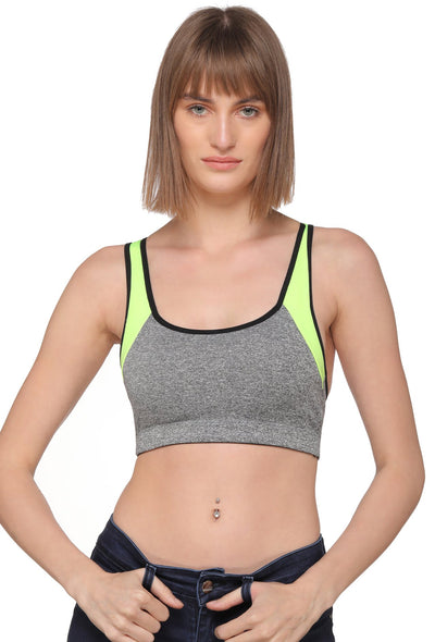 6-PACK Sofra Women's Seamless Sports Bra Convertible Bra - One Size  (BR0160SP1)