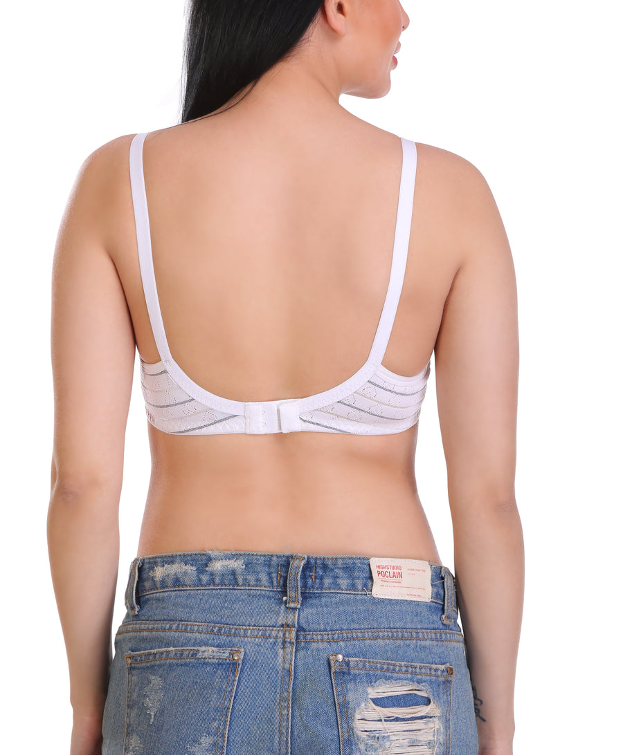 Sona Women Feeding Bra ,Maternity Bra,Nursing Bra,LINGERIE,SONAEBUY, Bra, Feeding Bra 05, White